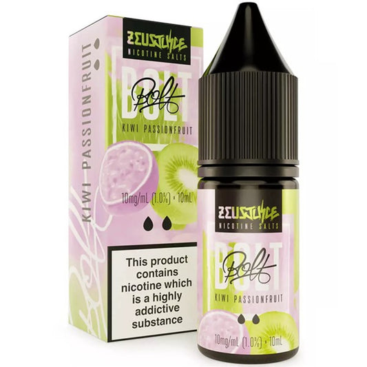 Zeus Juice Kiwi Passionfruit - Box of 10 Nicsalts