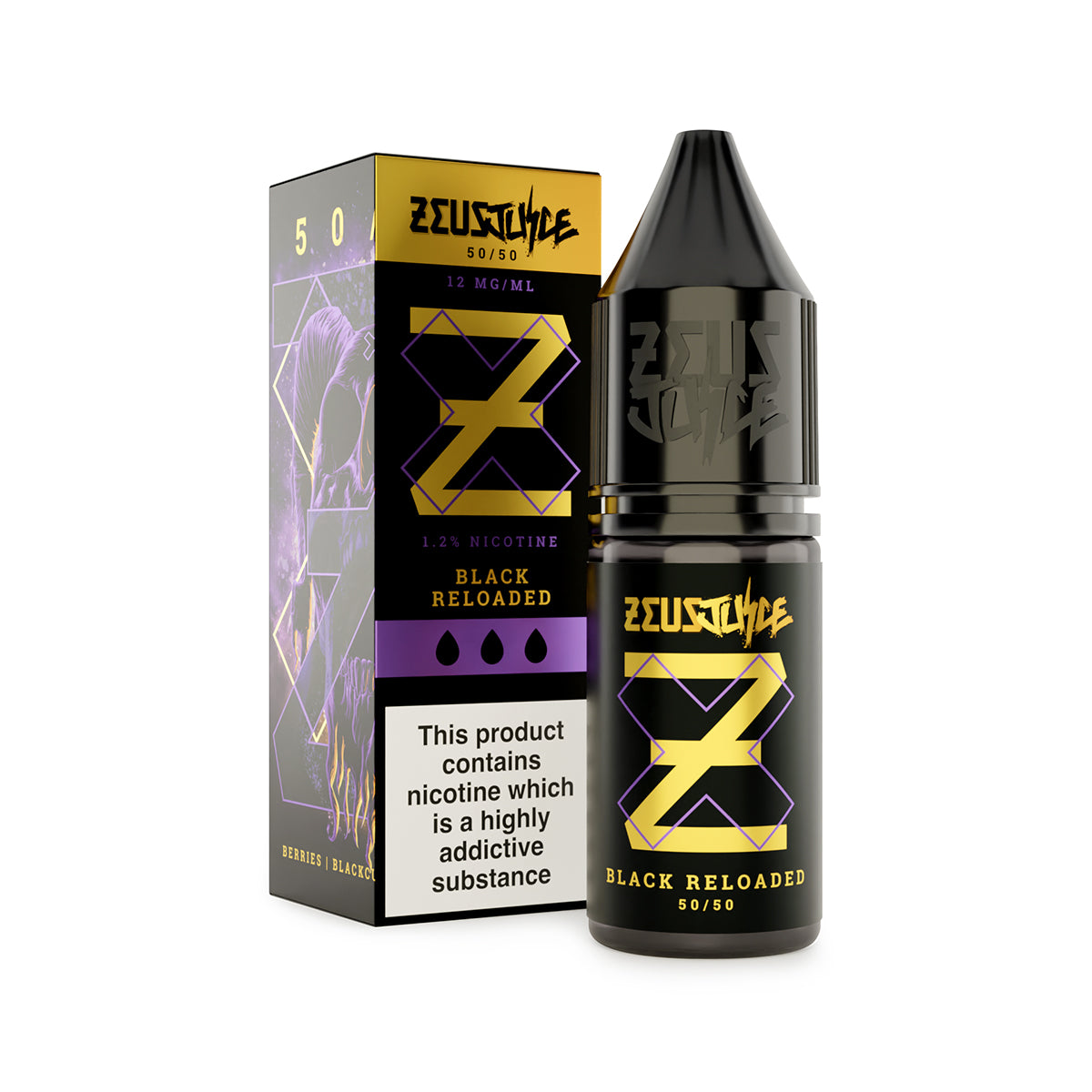 Zeus Juice The Black Reloaded - Box Of 10 CCR VAPEBAR Zeus Juice The Black Reloaded - Box Of 10 CCR VAPEBAR