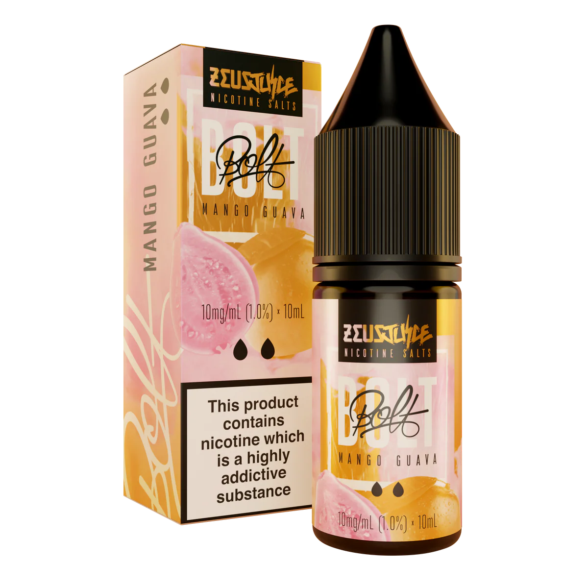 Zeus Juice Mango Guava - Box of 10 Nicsalt